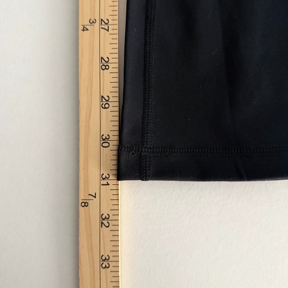 GapFit Womens Black High Rise Flare Leggings Side Pockets Size L Athletic Pants - Picture 8 of 9